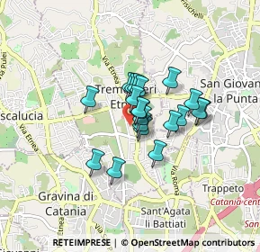 Mappa Via Giovanni Guglielmino, 95030 Tremestieri Etneo CT, Italia (0.5975)