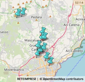 Mappa Via Giovanni Guglielmino, 95030 Tremestieri Etneo CT, Italia (3.22167)