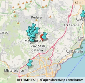 Mappa Via Giovanni Guglielmino, 95030 Tremestieri Etneo CT, Italia (3.29545)