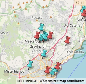 Mappa Via Giovanni Guglielmino, 95030 Tremestieri Etneo CT, Italia (4.19813)