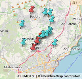 Mappa Via Giovanni Guglielmino, 95030 Tremestieri Etneo CT, Italia (2.85267)