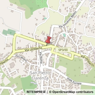 Mappa Via Umberto,  164, 95131 San Pietro Clarenza, Catania (Sicilia)
