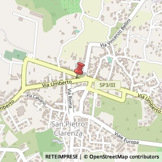 Mappa Via Umberto, 164, 95030 San Pietro Clarenza, Catania (Sicilia)
