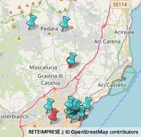 Mappa Via Trappeto, 95037 San Giovanni La Punta CT, Italia (5.72571)