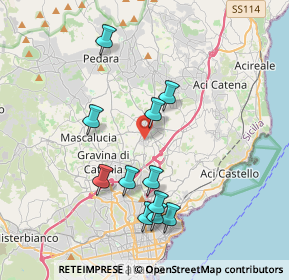 Mappa Via Trappeto, 95037 San Giovanni La Punta CT, Italia (4.15727)