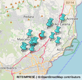 Mappa Via Trappeto, 95037 San Giovanni La Punta CT, Italia (3.1)