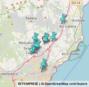 Mappa Via Trappeto, 95037 San Giovanni La Punta CT, Italia (2.75273)