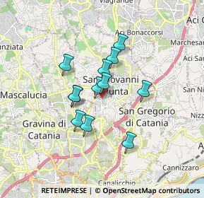 Mappa Via Trappeto, 95037 San Giovanni La Punta CT, Italia (1.42)