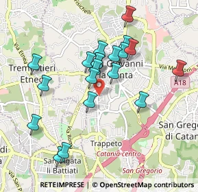 Mappa Via Trappeto, 95037 San Giovanni La Punta CT, Italia (0.9885)