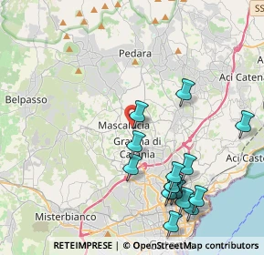 Mappa Via Acireale, 95030 Mascalucia CT, Italia (5.19733)