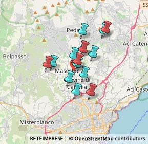 Mappa Via Acireale, 95030 Mascalucia CT, Italia (2.58933)