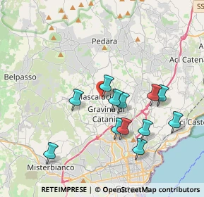 Mappa Via Acireale, 95030 Mascalucia CT, Italia (4.02333)