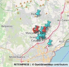 Mappa Via Acireale, 95030 Mascalucia CT, Italia (2.36667)