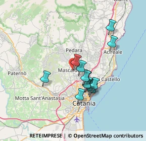 Mappa Via Acireale, 95030 Mascalucia CT, Italia (6.38615)