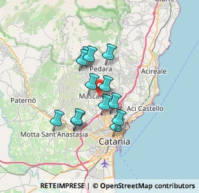 Mappa Via Acireale, 95030 Mascalucia CT, Italia (5.52385)