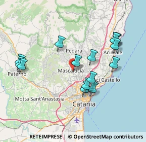 Mappa Via Acireale, 95030 Mascalucia CT, Italia (8.524)