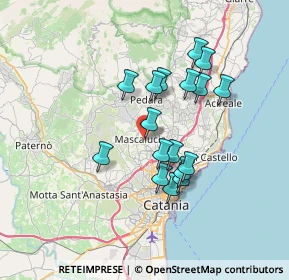 Mappa Via Acireale, 95030 Mascalucia CT, Italia (6.58765)