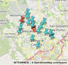 Mappa Via Acireale, 95030 Mascalucia CT, Italia (1.5325)