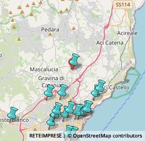 Mappa Via Dr. Francesco Cantone, 95037 San Giovanni La Punta CT, Italia (5.91882)