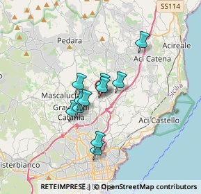 Mappa Via Dr. Francesco Cantone, 95037 San Giovanni La Punta CT, Italia (2.78)
