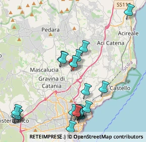 Mappa Via Dr. Francesco Cantone, 95037 San Giovanni La Punta CT, Italia (5.5115)