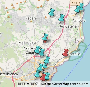 Mappa Via Dr. Francesco Cantone, 95037 San Giovanni La Punta CT, Italia (5.60133)
