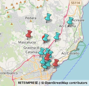 Mappa Via Dr. Francesco Cantone, 95037 San Giovanni La Punta CT, Italia (3.82769)