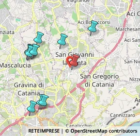 Mappa Via Dr. Francesco Cantone, 95037 San Giovanni La Punta CT, Italia (2.48636)