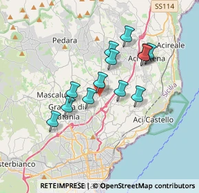 Mappa Via SS. Crocifisso, 95037 San Giovanni la punta CT, Italia (3.30692)
