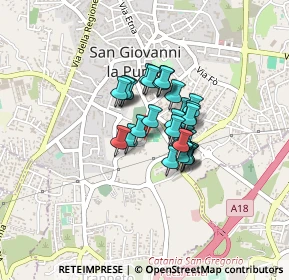 Mappa Via SS. Crocifisso, 95037 San Giovanni la punta CT, Italia (0.28276)