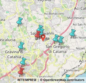 Mappa Via S.S. Crocifisso, 95037 San Giovanni la punta CT, Italia (2.36455)