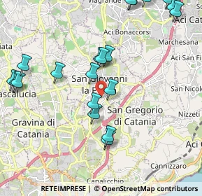 Mappa Via SS. Crocifisso, 95037 San Giovanni la punta CT, Italia (2.734)