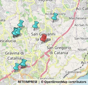 Mappa Via SS. Crocifisso, 95037 San Giovanni la punta CT, Italia (2.71091)