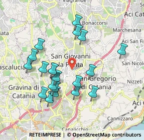 Mappa Via SS. Crocifisso, 95037 San Giovanni la punta CT, Italia (2.0375)