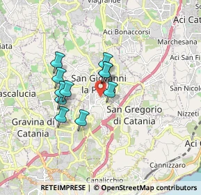 Mappa Via SS. Crocifisso, 95037 San Giovanni la punta CT, Italia (1.48545)