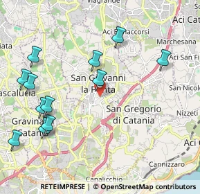 Mappa Via SS. Crocifisso, 95037 San Giovanni la punta CT, Italia (2.72083)