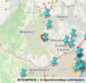 Mappa Via John Fitzgerald Kennedy, 95030 San Pietro Clarenza CT, Italia (6.82471)