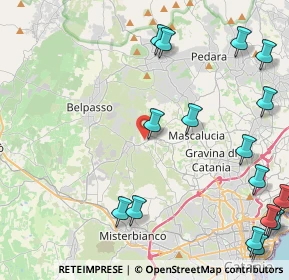 Mappa Via John Fitzgerald Kennedy, 95030 San Pietro Clarenza CT, Italia (6.74188)