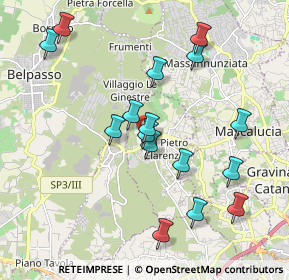 Mappa Via John Fitzgerald Kennedy, 95030 San Pietro Clarenza CT, Italia (2.18188)