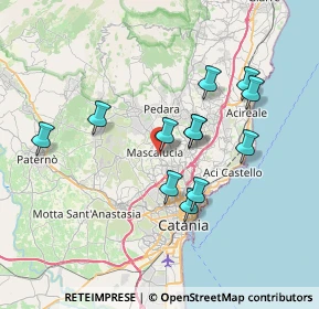 Mappa Via Giorgio la Pira, 95030 Mascalucia CT, Italia (7.23333)