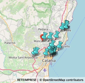 Mappa Via Giorgio la Pira, 95030 Mascalucia CT, Italia (6.854)