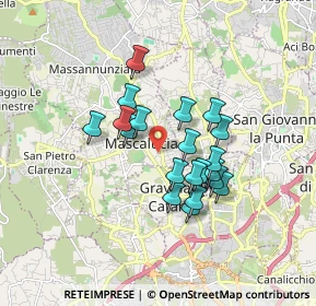 Mappa Via Giorgio la Pira, 95030 Mascalucia CT, Italia (1.519)