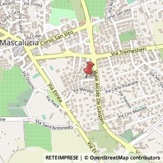 Mappa Via Giorgio la Pira, 8, 95030 Mascalucia, Catania (Sicilia)