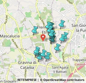 Mappa Via Nociazze, 95030 Tremestieri Etneo CT, Italia (0.699)