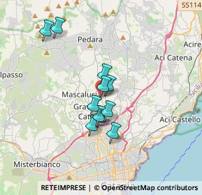 Mappa Via Nociazze, 95030 Tremestieri Etneo CT, Italia (2.92727)