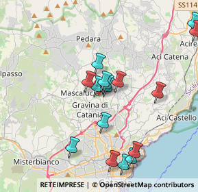 Mappa Via Nociazze, 95030 Tremestieri Etneo CT, Italia (4.23938)