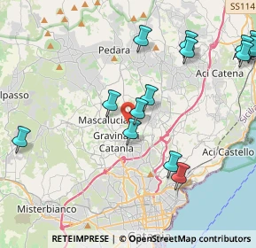 Mappa Via Nociazze, 95030 Tremestieri Etneo CT, Italia (5.35571)