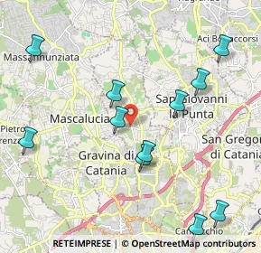 Mappa Via Nociazze, 95030 Tremestieri Etneo CT, Italia (2.745)