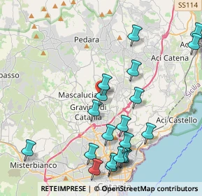 Mappa Via Colombo, 95030 Tremestieri Etneo CT, Italia (5.259)