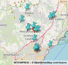Mappa Via Colombo, 95030 Tremestieri Etneo CT, Italia (3.674)